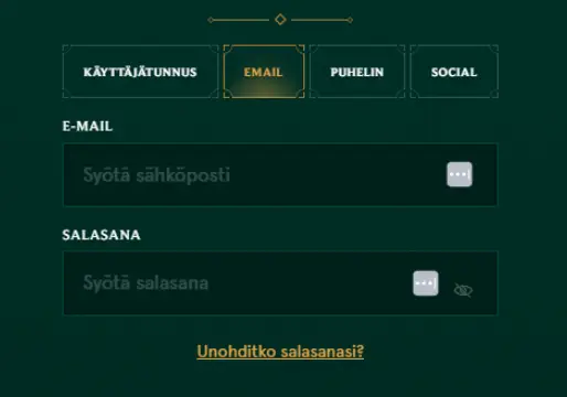Casinia Casino auf mobilen Geräten